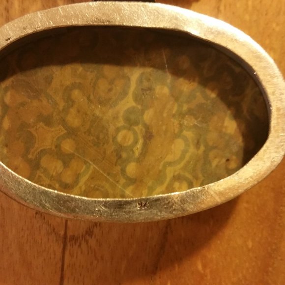 Handmade Jasper Stone in Scrolled Silver - Picture 8 of 8